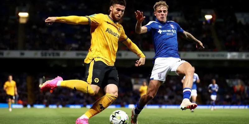 Tỉ số trận đấu Ipswich Town vs Wolverhampton